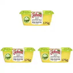 Albert Heijn Johma 100% plantaardige kip-kerrie 3-pack aanbieding