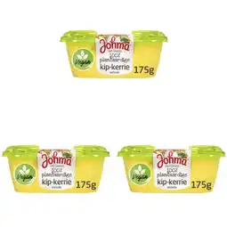 Albert Heijn Johma 100% plantaardige kip-kerrie 3-pack aanbieding