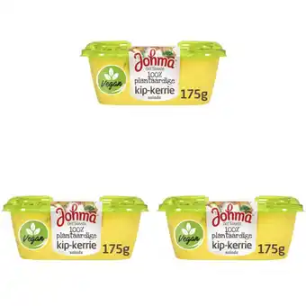 Albert Heijn Johma 100% plantaardige kip-kerrie 3-pack aanbieding