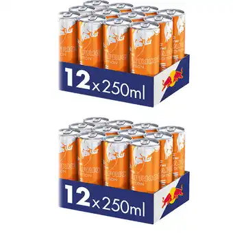 Albert Heijn Red Bull Energy drink abrikoos-aardbei 24-pack aanbieding