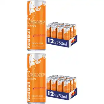 Albert Heijn Red Bull Energy drink abrikoos-aardbei 24-pack aanbieding