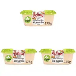 Albert Heijn Johma 100% plantaardige kip-samba 3-pack aanbieding
