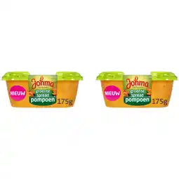 Albert Heijn Johma Groentespread pompoen 3-pack aanbieding