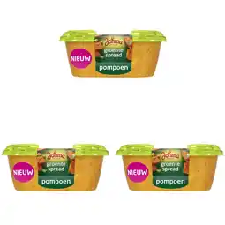 Albert Heijn Johma Groentespread pompoen 3-pack aanbieding