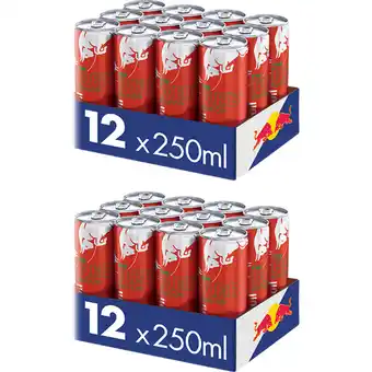 Albert Heijn Red Bull Energy drink watermeloen 24-pack aanbieding