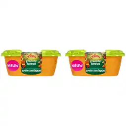 Albert Heijn Johma Groentespread zoete aardappel 3-pack aanbieding