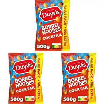 Albert Heijn Duyvis Borrelnootjes cocktail 3-pack aanbieding