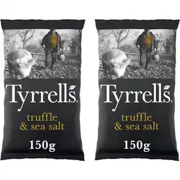 Albert Heijn Tyrrells Chips truffle & sea salt 2-pack aanbieding