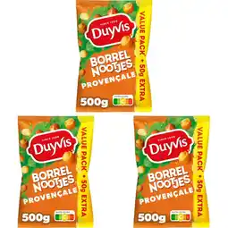 Albert Heijn Duyvis Borrelnootjes provencale 3-pack aanbieding
