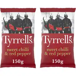 Albert Heijn Tyrrells Sweet chilli & red pepper 2-pack aanbieding