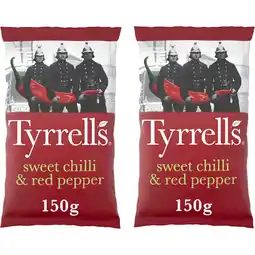 Albert Heijn Tyrrells Sweet chilli & red pepper 2-pack aanbieding
