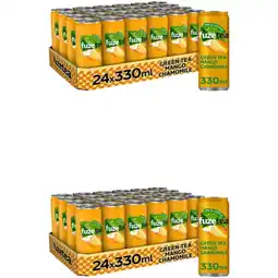 Albert Heijn Fuze Tea Green tea mango chamomile 48-pack aanbieding