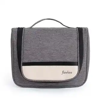 ANWB Thousandtravelmiles Toilettas met haak Travel organizer Grijs Grijs aanbieding
