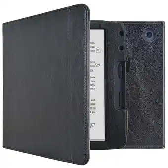 ANWB Imoshion Vegan Leather Case Kobo Libra Colour Zwart aanbieding