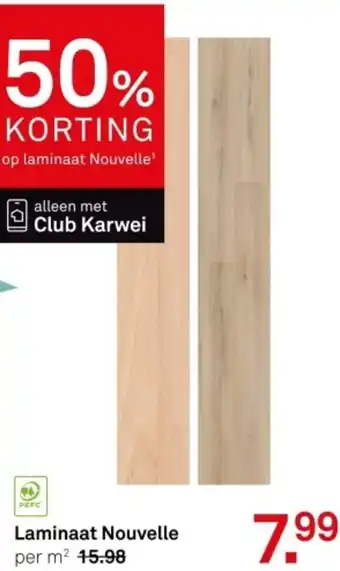 Karwei Laminaat Nouvelle aanbieding