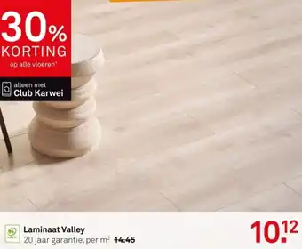 Karwei Laminaat Valley aanbieding