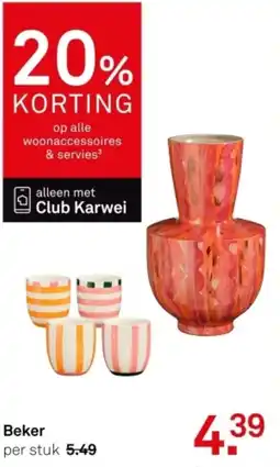 Karwei Beker aanbieding