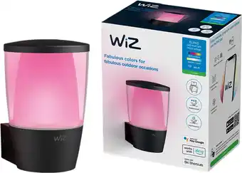 Coolblue WiZ Elpas - Wandlamp buiten - Gekleurd en Wit licht - Zwart aanbieding