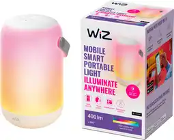 Coolblue WiZ Draagbare tafellamp - Slimme LED-Verlichting - Gekleurd aanbieding