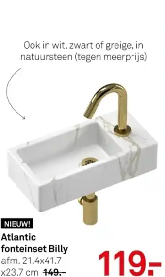 Karwei Atlantic fonteinset Billy aanbieding