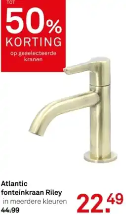 Karwei Atlantic fonteinkraan Riley aanbieding