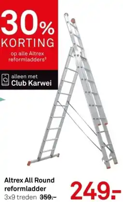 Karwei Altrex All Round reformladder aanbieding