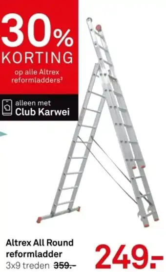Karwei Altrex All Round reformladder aanbieding