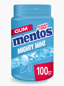 Flink Mentos Mighty Mint Pot 100 st 100st aanbieding