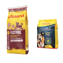 Zooplus 12,5 kg Josera droogvoer + 900 g Knuspies snacks gratis! aanbieding