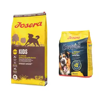 Zooplus 12,5 kg Josera droogvoer + 900 g Knuspies snacks gratis! aanbieding