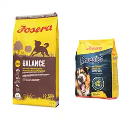 Zooplus 12,5 kg Josera droogvoer + 900 g Knuspies snacks gratis! aanbieding