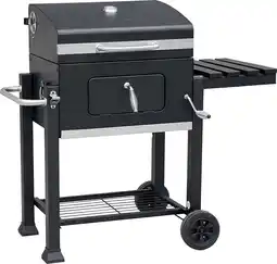 Intratuin Intratuin houtskool barbecue Topgrill zwart 113 x 64 x 107 cm + Intratuin barbecue hoes aanbieding