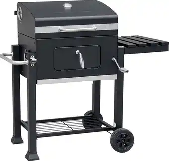 Intratuin Intratuin houtskool barbecue Topgrill zwart 113 x 64 x 107 cm + Intratuin barbecue hoes aanbieding