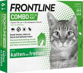 Intratuin Frontline Combo spot-on katten en fretten 6 stuks aanbieding