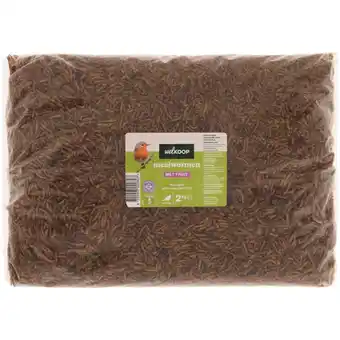 Welkoop Welkoop - Meelwormen met Fruit - in emmer - Tuinvogelvoer - Fruit - 2 kg aanbieding