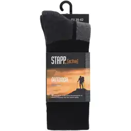 Welkoop STAPP Outdoor - Wandelsokken - Zwart aanbieding