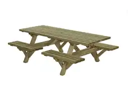 Welkoop Talen Open instap - Picknicktafel - 230x85x76cm aanbieding