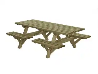 Welkoop Talen Open instap - Picknicktafel - 230x85x76cm aanbieding