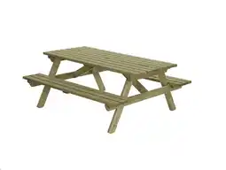 Welkoop Talen - Picknicktafel - 180X160X76CM aanbieding