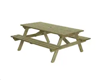 Welkoop Talen - Picknicktafel - 180X160X76CM aanbieding