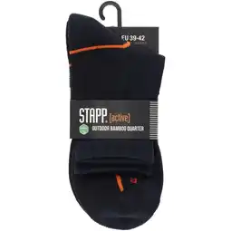 Welkoop STAPP Bamboo Quarter - Wandelsokken - Blauw aanbieding