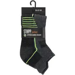 Welkoop STAPP Bamboo sneaker - Wandelsokken - Zwart aanbieding
