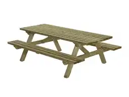 Welkoop Talen - Picknicktafel - 230X160X76CM aanbieding