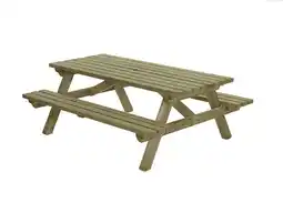 Welkoop Talen - Picknicktafel - 200X160X76CM aanbieding
