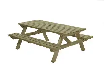 Welkoop Talen - Picknicktafel - 200X160X76CM aanbieding