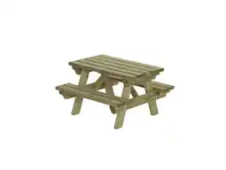 Welkoop Talen - Kinderpicknicktafel - 90X90x55CM aanbieding
