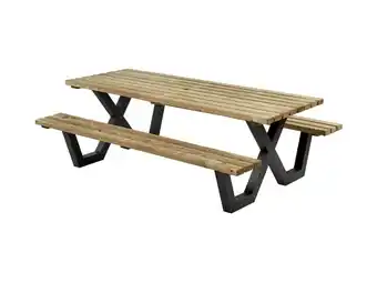 Welkoop Talen Buitenmeubelen Geïmpregneerd - Picknicktafel - Groen - 230x160 cm aanbieding