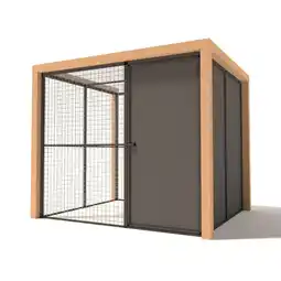Welkoop Glorenza Noor - Kattenren met sluis - Antraciet aanbieding