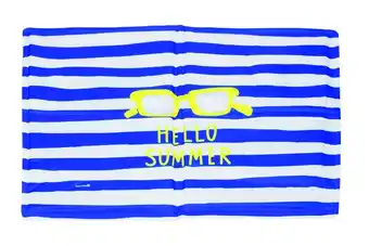 Welkoop Beeztees Hello - Koelmat hond - 100x60x2,5 cm - Blauw aanbieding