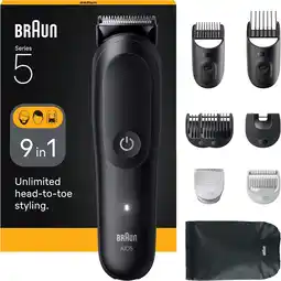 Amazon Braun All-in-One Series 5 AIO5540 – Baardtrimmer, Tondeuse en Lichaamstrimmer in 1 aanbieding